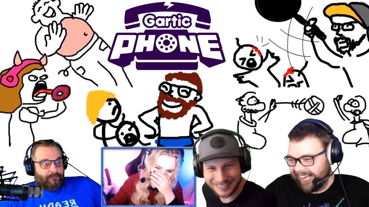 Best of GARTIC PHONE - Gronkh, Pan, Putzi, Tobi & Co. ☎️ #1 [4 Cams]