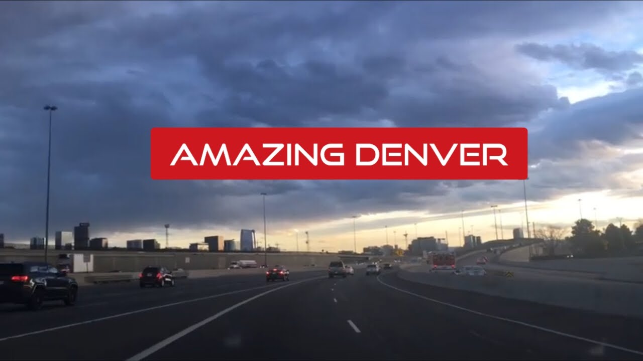Cloudy Evening Drive Though Denver | Colorado