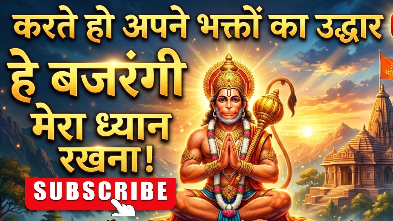 हे बजरंगी मेरा ध्यान रखना | हनुमान जी का बहुत ही सुंदर भजन | He Bajrangi Mera Dhyan Rakhna