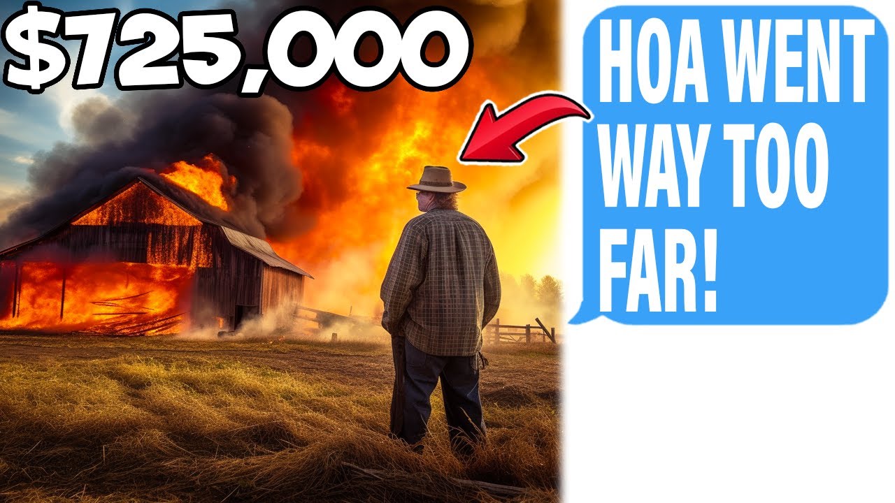 HOA Burned Down My BARN, Animals Inside! I'm NO HOA Member & Sued For $750,000!