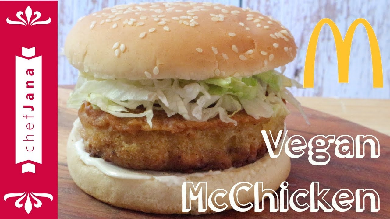 VEGAN McCHICKEN⎜1 main ingredient vegan chicken patty⎜super easy!