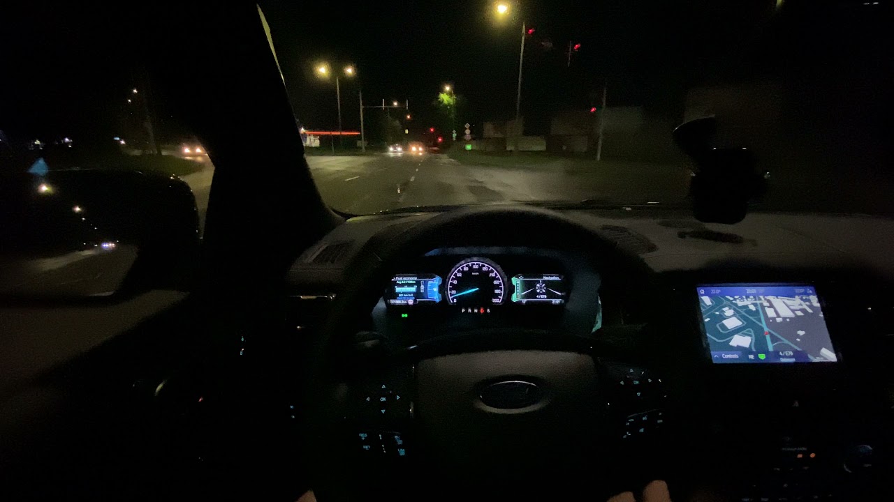 2021 Ford Ranger Wildtrak Night Drive