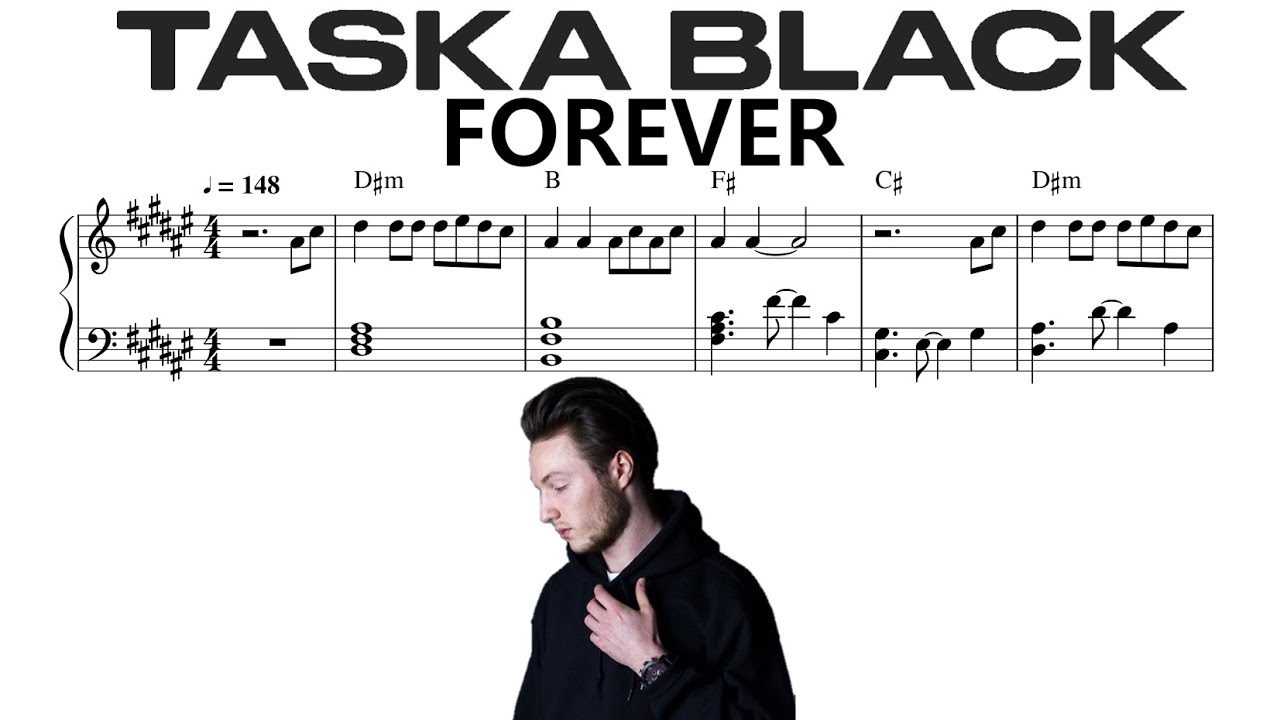 Taska Black - Forever (Piano Cover & Sheet Music)