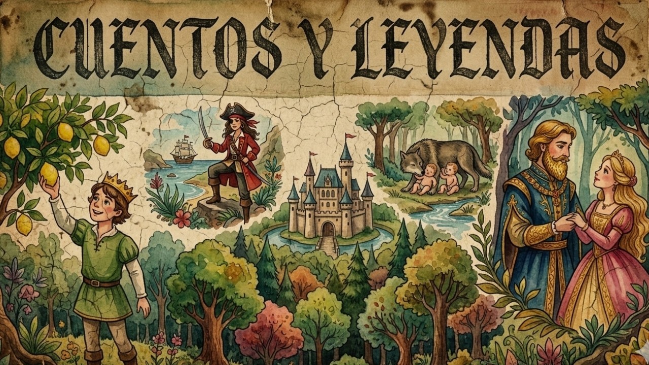 Cuentos y Leyendas Antiguas | Barba de Oro, Rómulo y Remo, los Tres Limones y Otras Historias