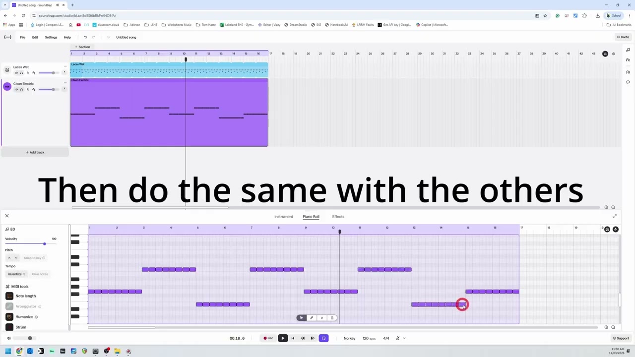 How to recreate I Got a Feeling - Part 1- 3 Drums Bass and Guitar