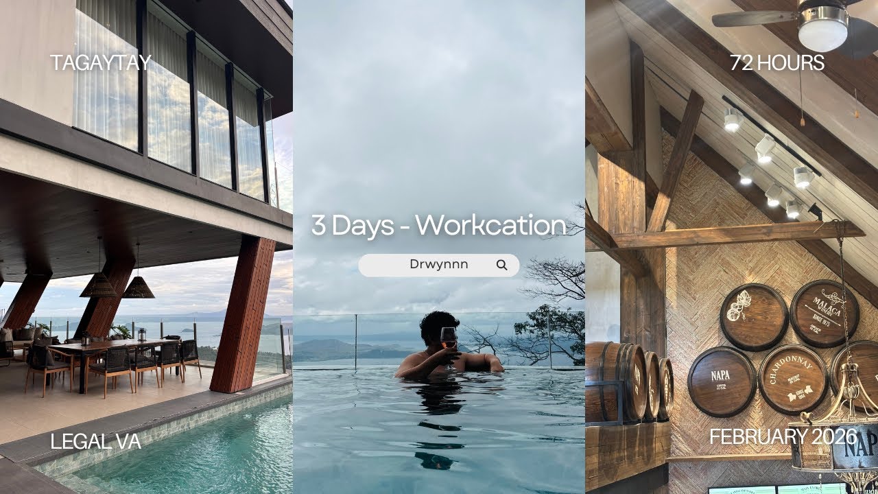 3 Days Workcation - VA Life (Tagaytay, HomAmara, Antonios, Napa Crosswind, Conrad Manila, C Lounge)