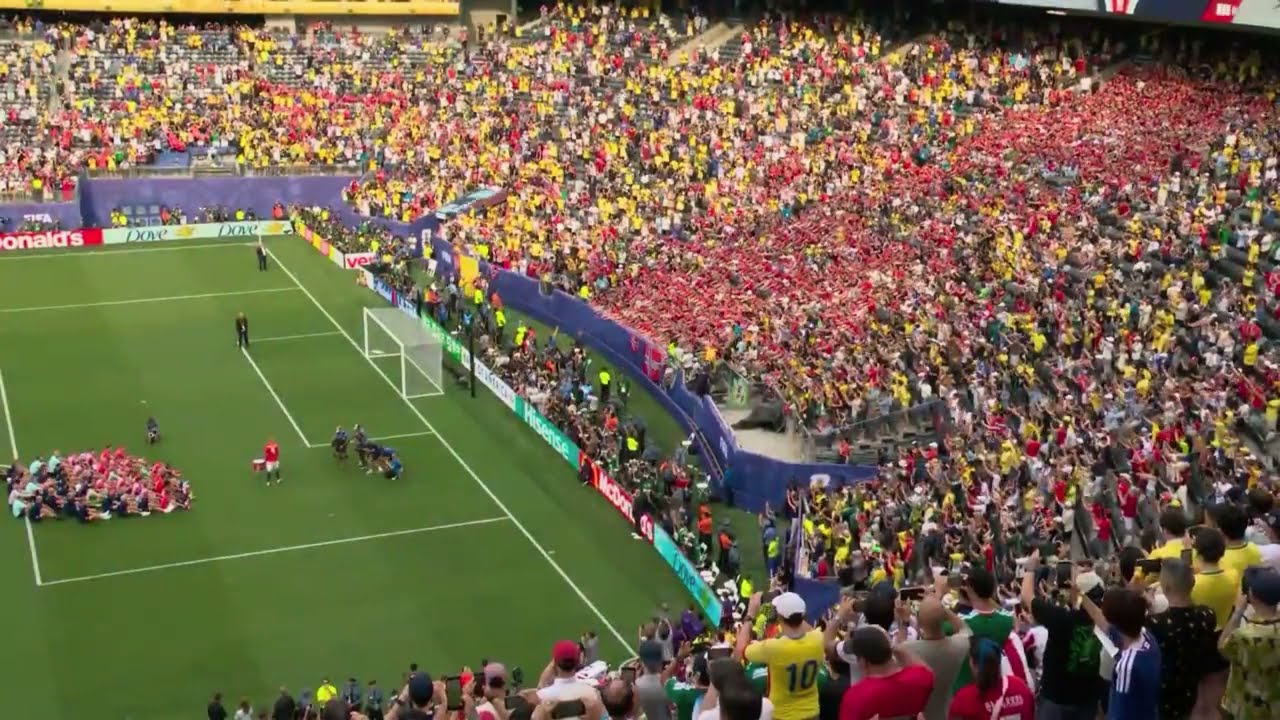 Haaland leads the Viking Row for Norway fans after winning Brazil