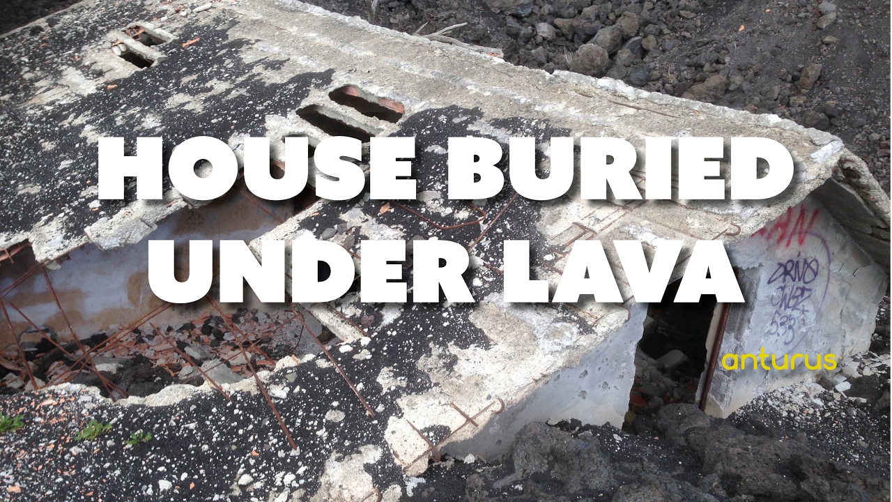 House Buried Under Lava - #AnturusEtna