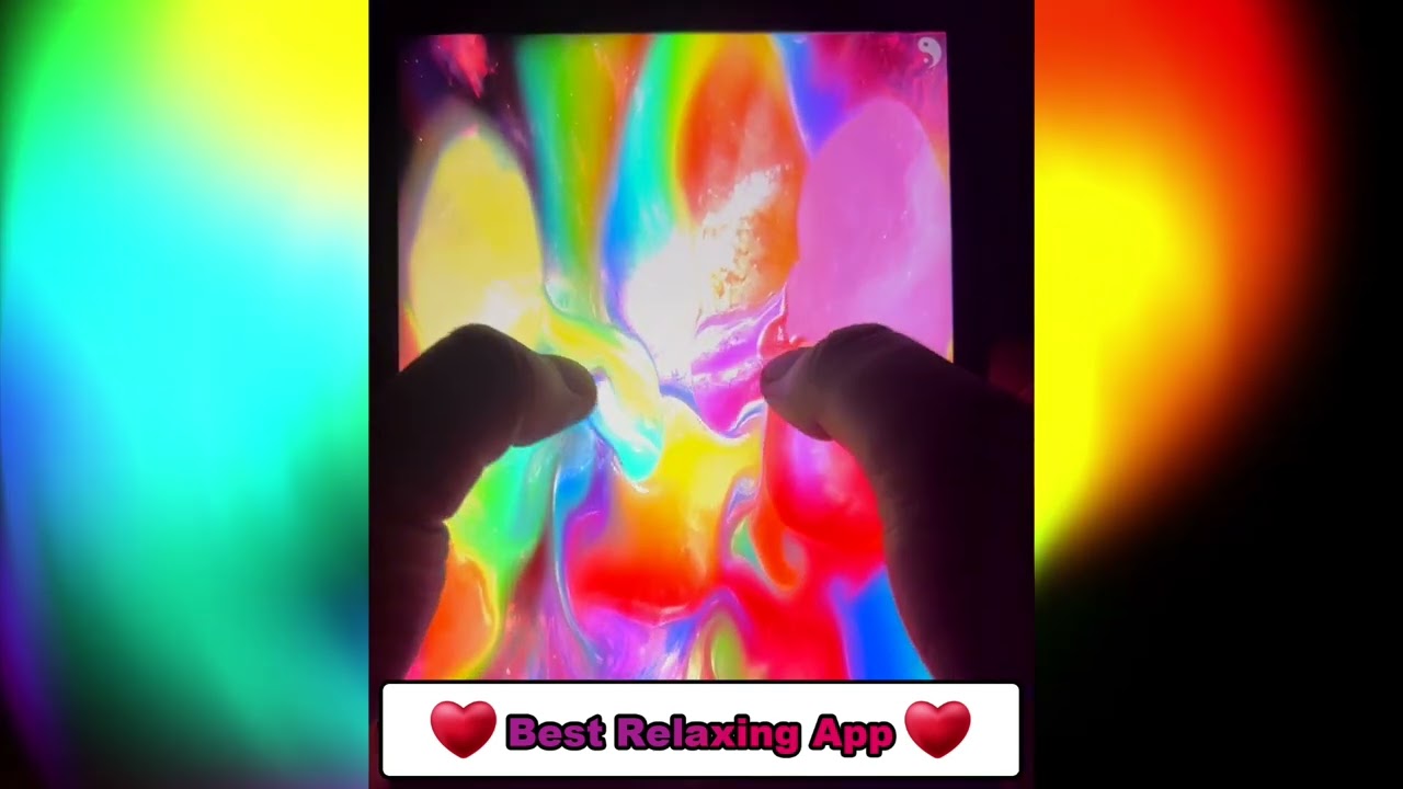 Calm & Chill: Fluid Kaleidoscope #relaxing #love #spacesounds #livewallpaper #sensorysatisfaction