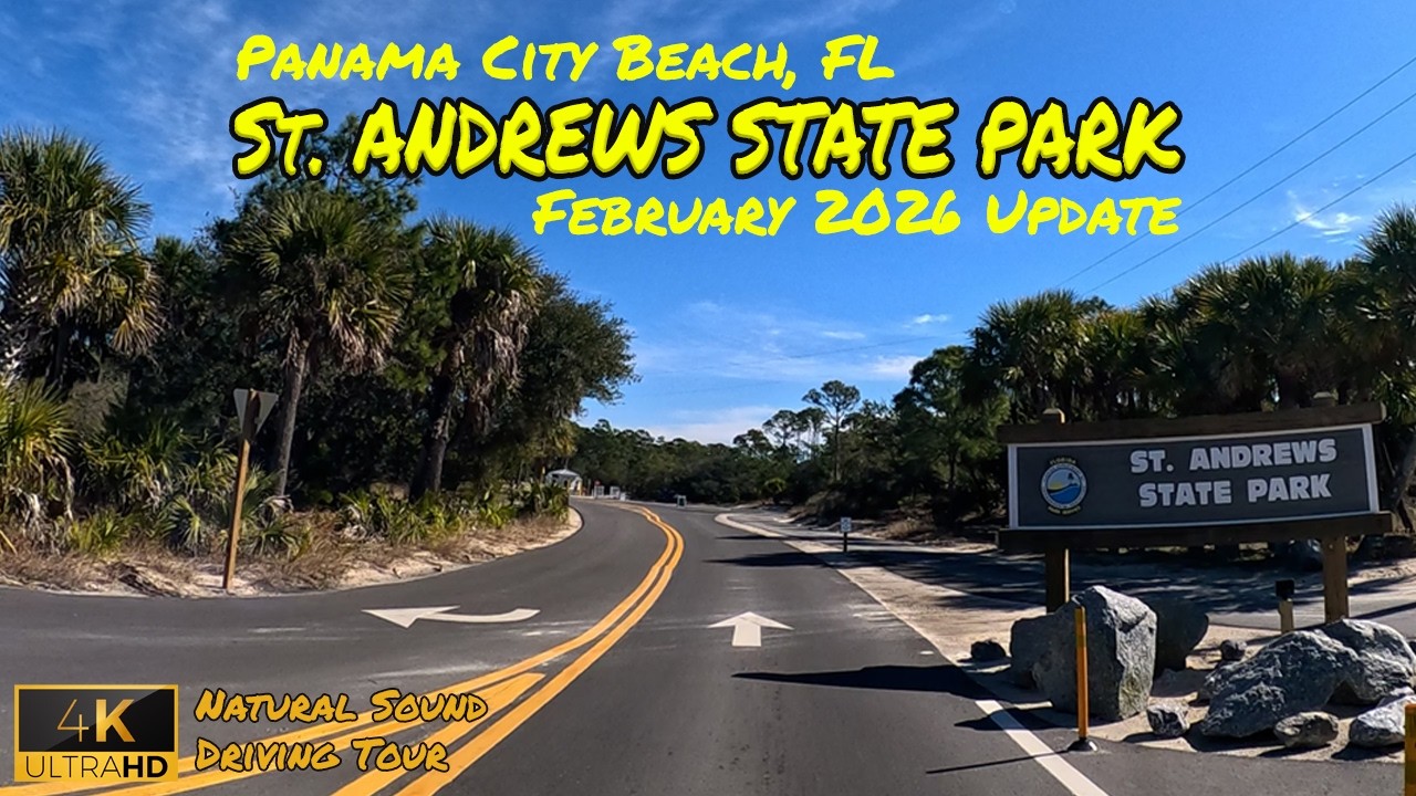 Roads, Signs, and major Gator Lake update! | St. Andrews State Park Renovations Update - FEB 2026