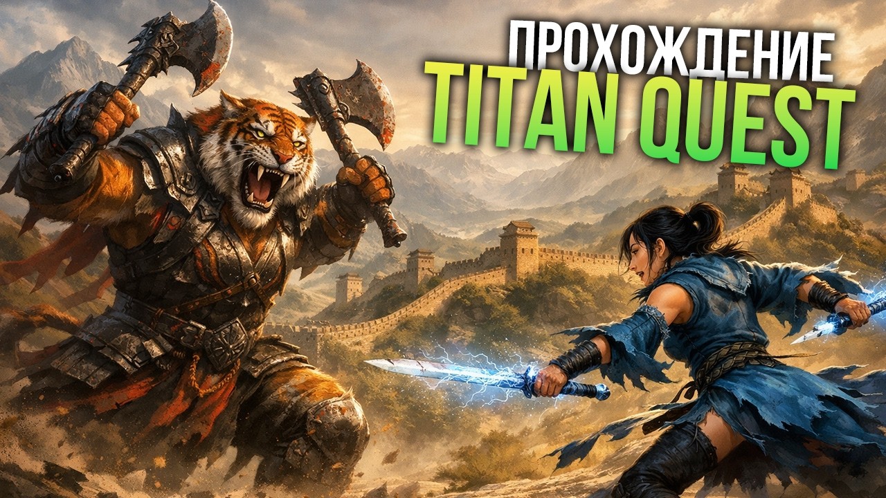 Прохождение Titan Quest за Мага! Громовержец - Руны и Воздух, Норма, Греция-Атлантида, Фарм #2