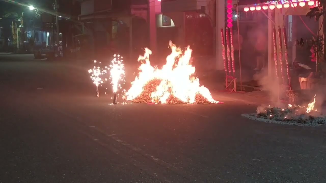 Dokumentasi Rohil | Malam ke 9 Imlek di Bagansiapiapi Bertabur Mercon