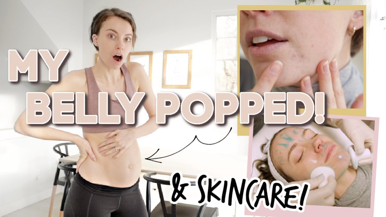 My Belly POPPED! DITL (+ some skincare stuff and healthy meals too!)
