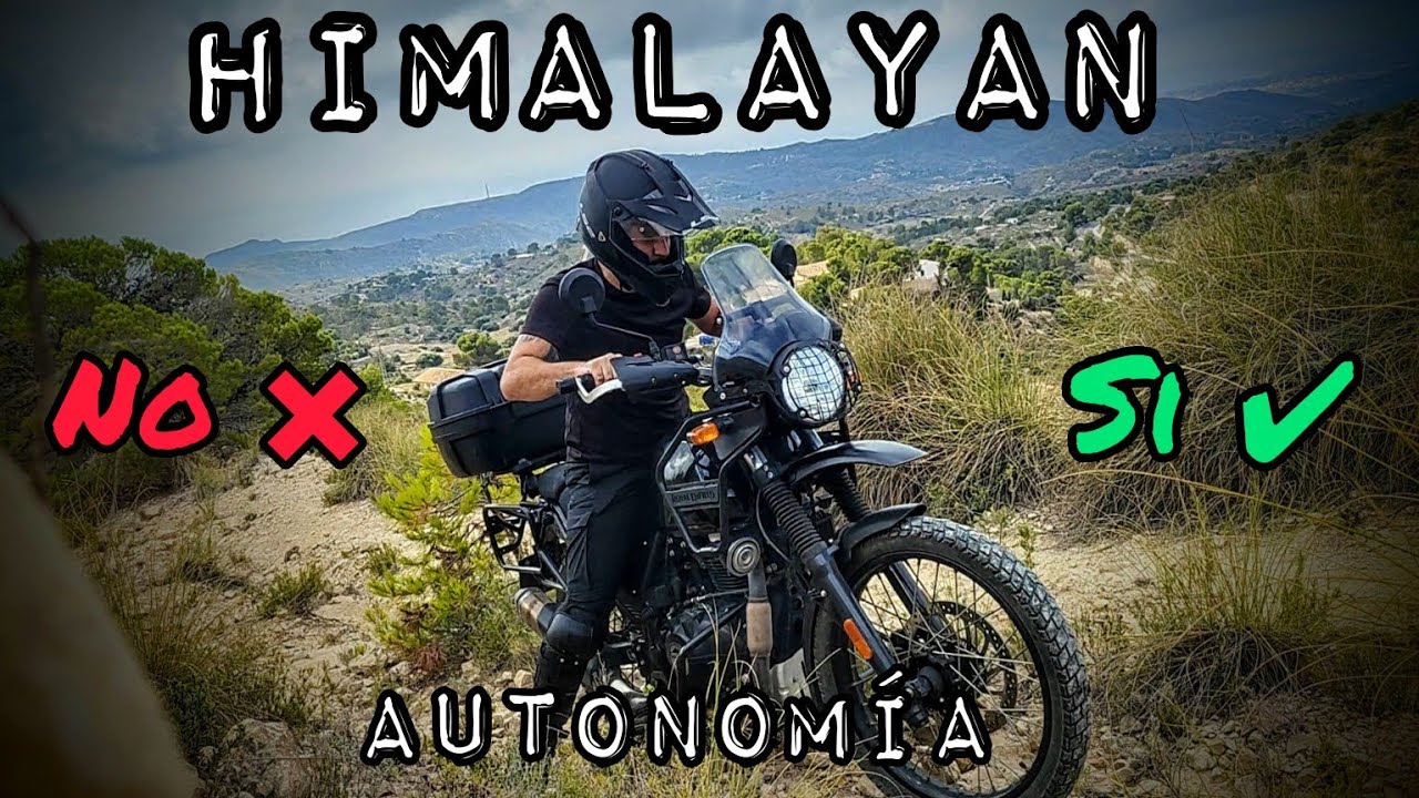 ⛽ Prueba de autonomía de la Royal Enfield Himalayan
