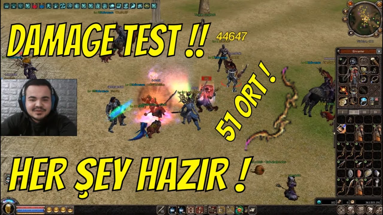 ARTIK HAZIRIZ ! DAMAGE TEST l 51 ORT l Metin2 Türkiye #15