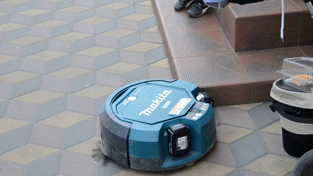 TEST MAKITA DRC200Z Аккумуляторный пылесос робот часть 2
