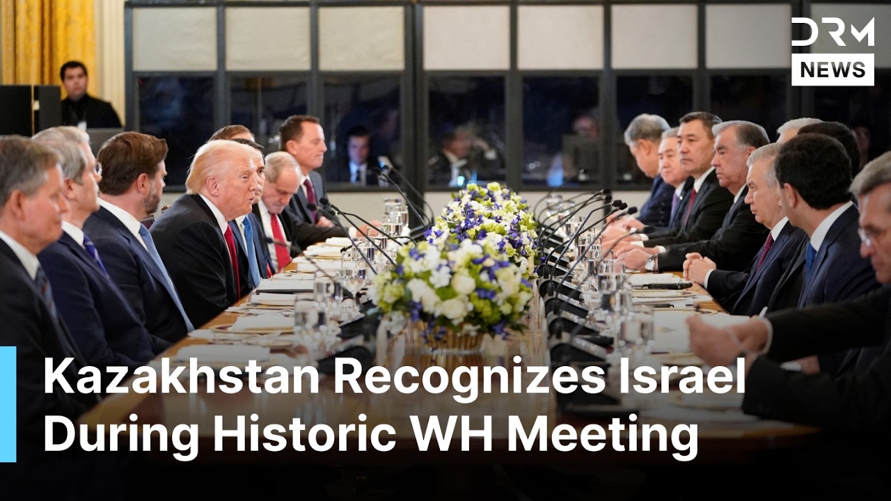 Trump, JD Vance & Marco Rubio Take Reporters' Questions on Kazakhstan Recognising Israel | AC1G