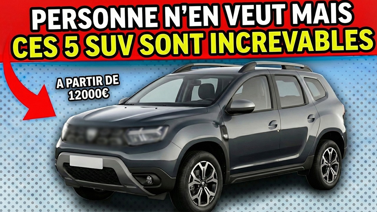 5 SUV À BAS PRIX ET FIABLES QUE TOUT LE MONDE IGNORE 🔥