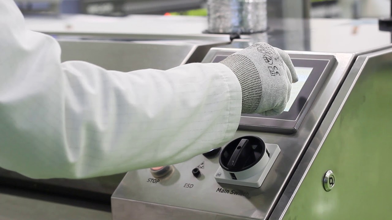 The process of SMT stencils cleaning in IKT Electronics