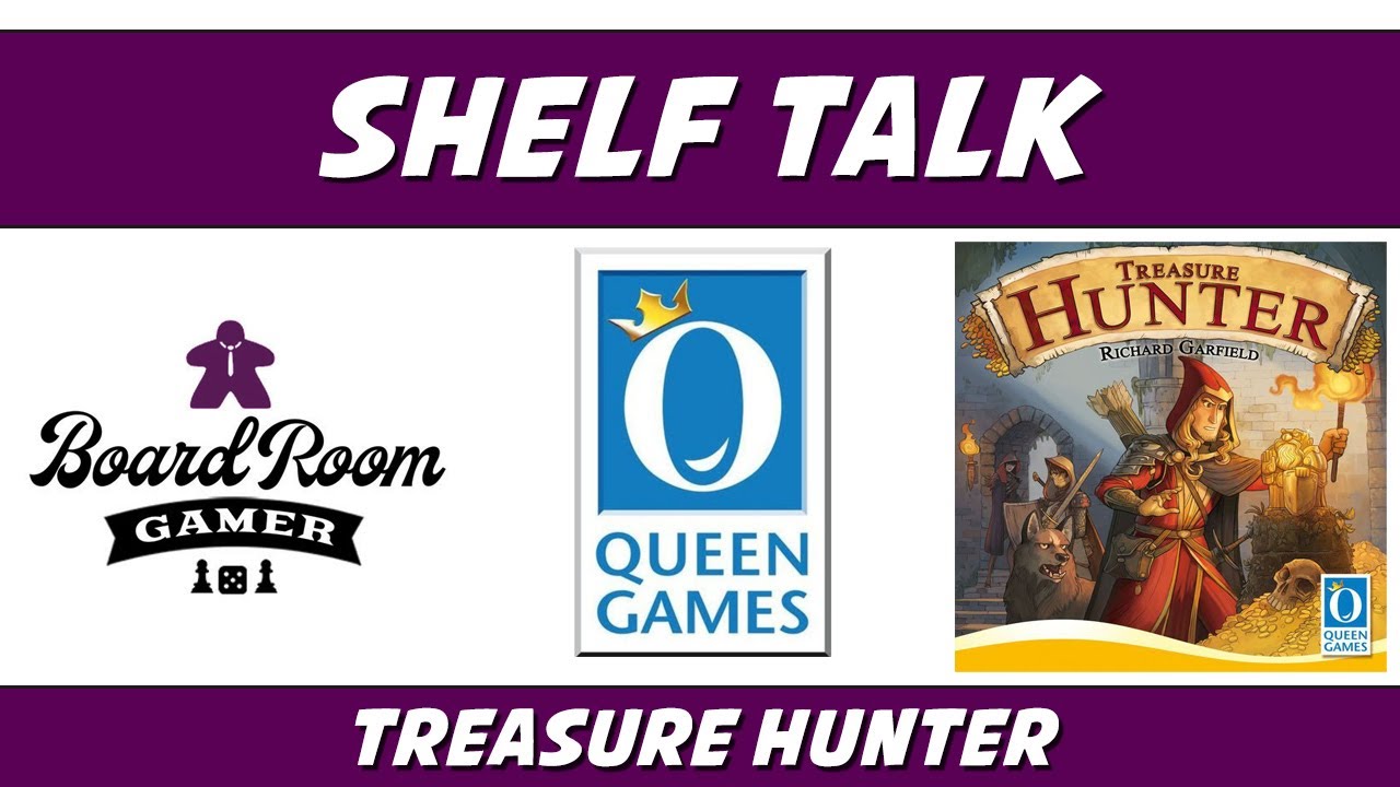 Shelf Talk | How to play Treasure Hunter by Queen Games along with a short review