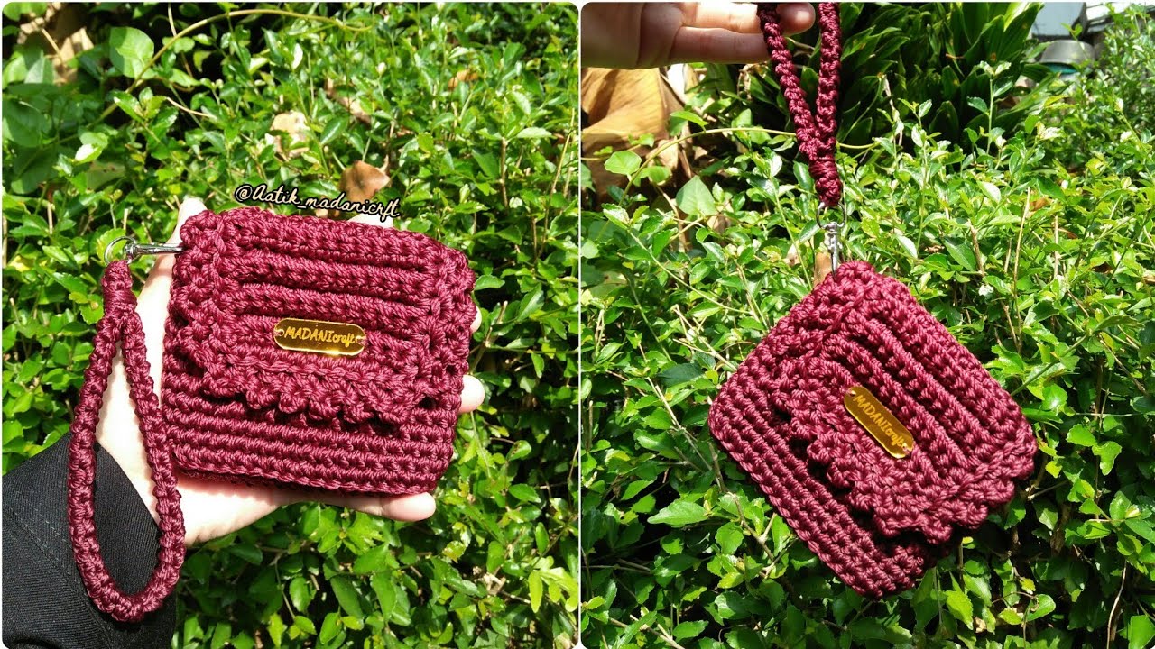 Dompet koin rajut terbaru mudah untuk pemula | crochet tutorials