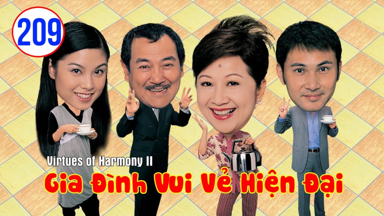 Gia Đình Vui Vẻ Hiện Đại  tập 209 | Tiết Gia Yến, Lâm Văn Long, Liêu Bích Nhi, Lưu Đan | TVB 2003