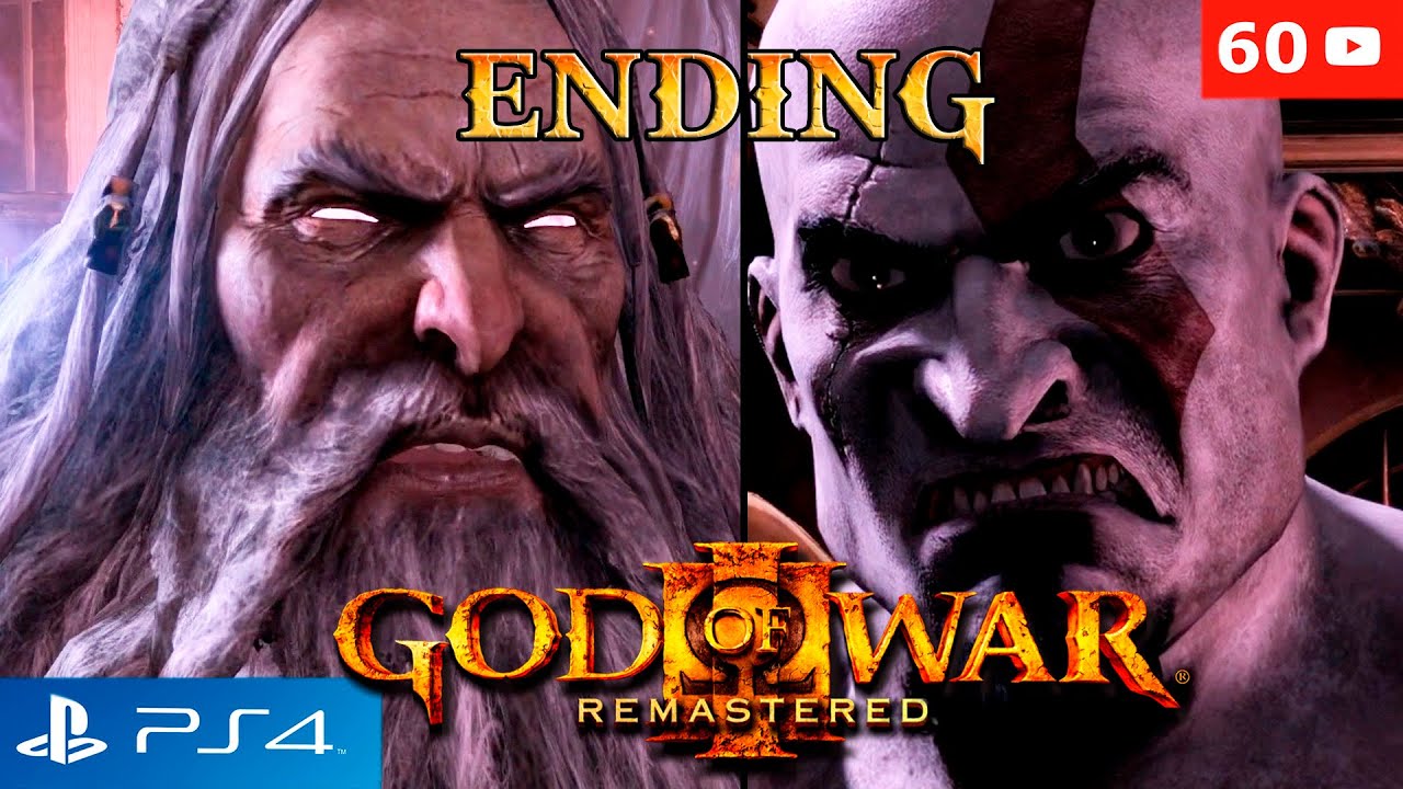 God of War 3 Remastered: Финальная битва с Зевсом на PS4, Кратос против Зевса, 60 кадров в секунд...