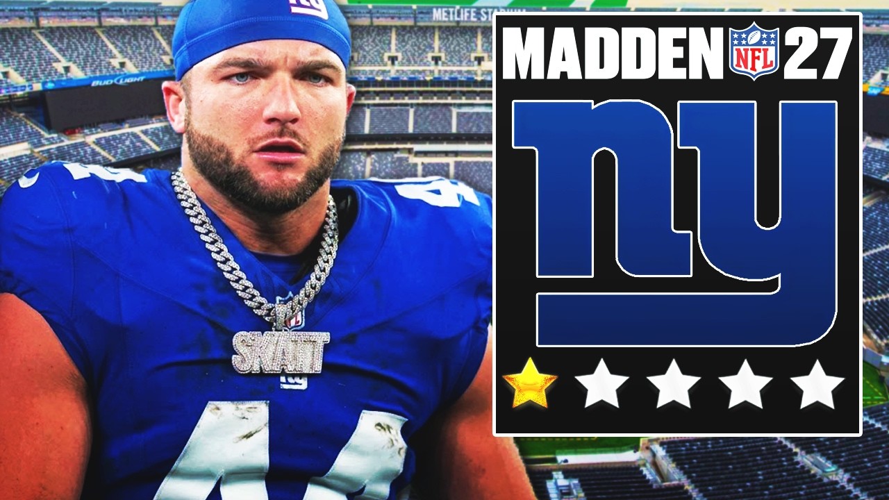 Перестройка New York Giants в режиме франшизы Madden 27
