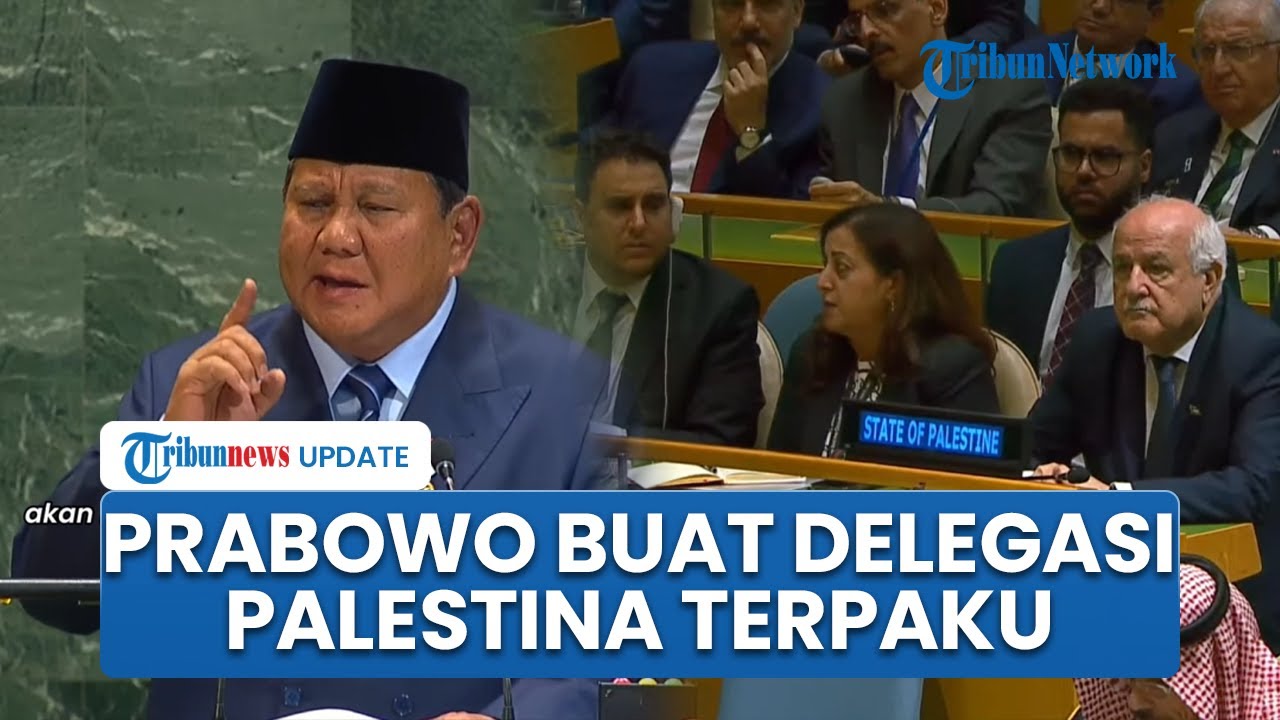 Delegasi Palestina Terpaku Dengar Pidato Berapi-api Prabowo: Siapa yang akan Selamatkan Mereka?