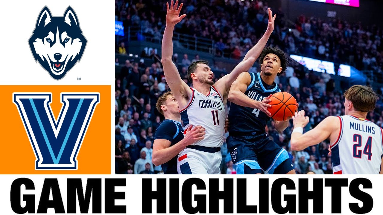 #2 UConn vs Villanova Highlights | Men's Basketball | College Basketball 2025