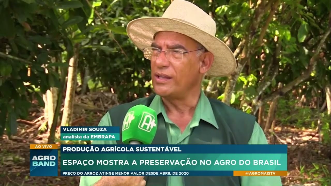 Produção agrícolas sustentável: espaço mostra no agro do Brasil