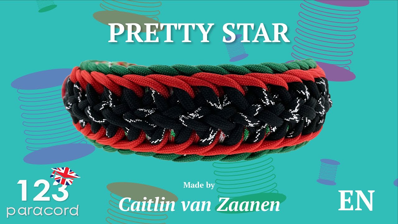 Pretty Star | Paracord tutorial ENGLISH