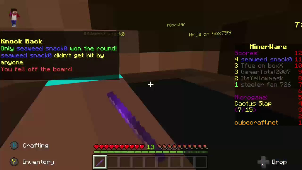 I Won Cactus Slap MinerWare - Minecraft