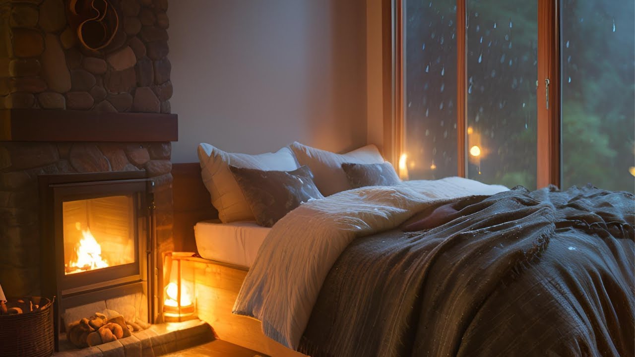 Sons de Chuva no Quarto para Dormir Profundamente (40 Min)