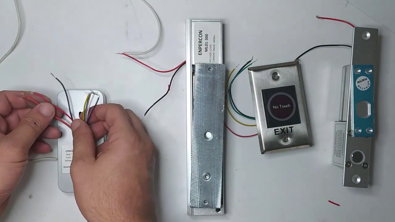 Metal Kasa Su geçirmez Kart ve Şifre Okuyucu  Set