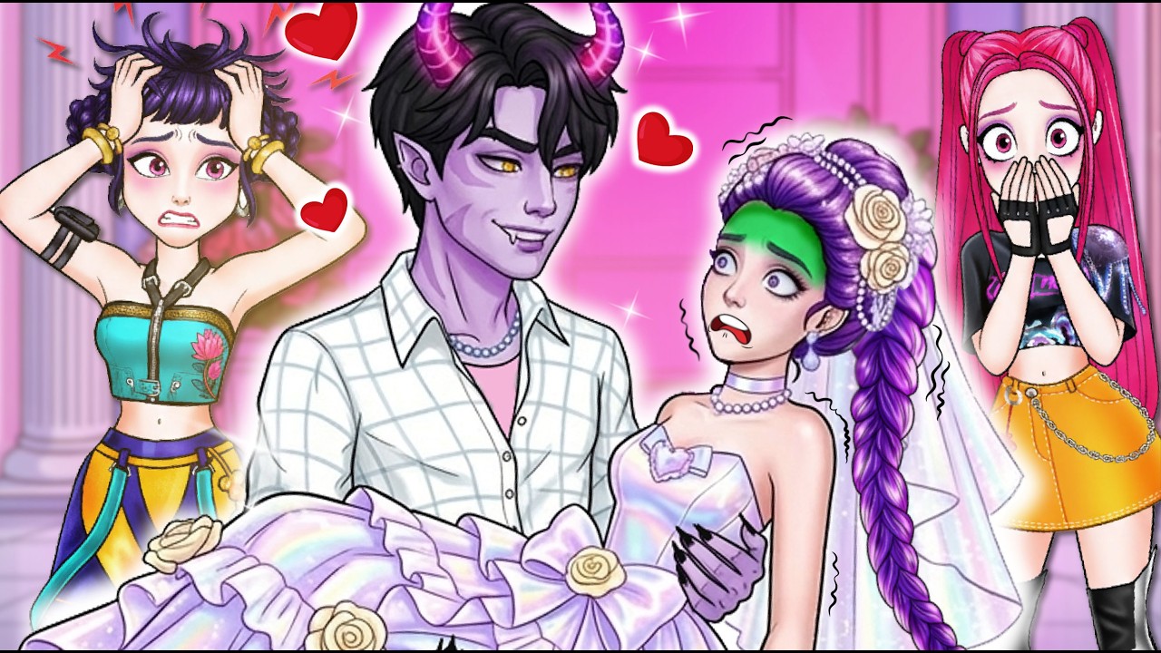 RUMI & JINU GET MARRIED | The terrifying wedding story of K-pop Demon Hunters.