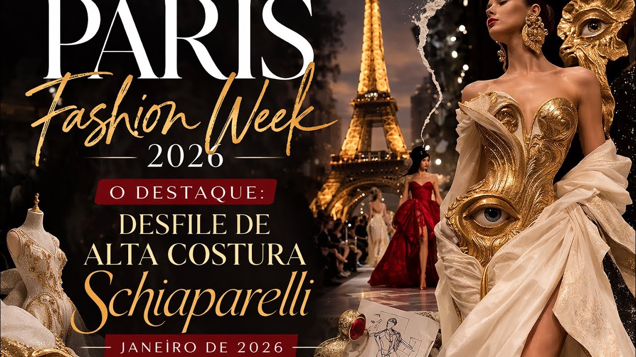 Fui ver quem foi pro desfile da Schiaparelli na Paris fashion week