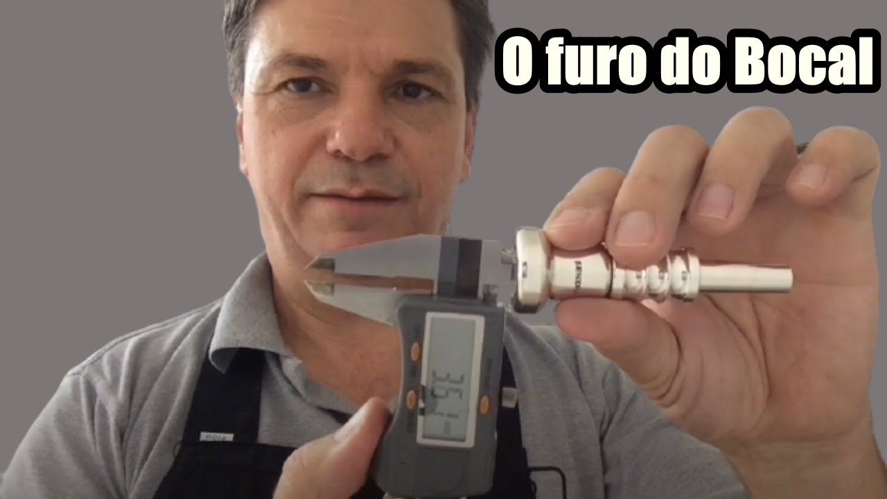 Padrão de medidas - Bocal de Trompete Padovani - FURO