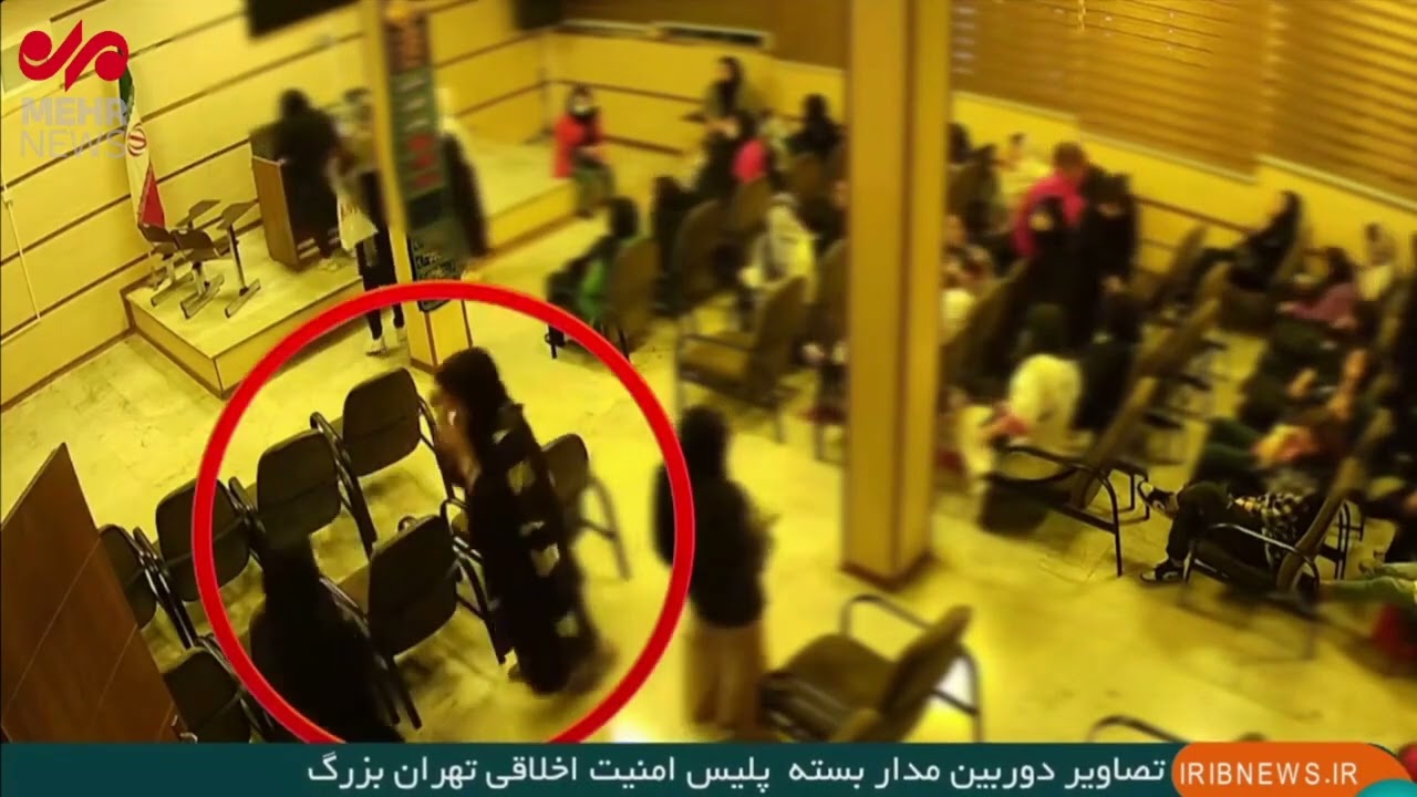 OFFICIAL VIDEO - ARREST AND DETENTION MAHSA AMINI COLLAPSING IN CUSTODY WITH COMMENTARY #mahsaamini