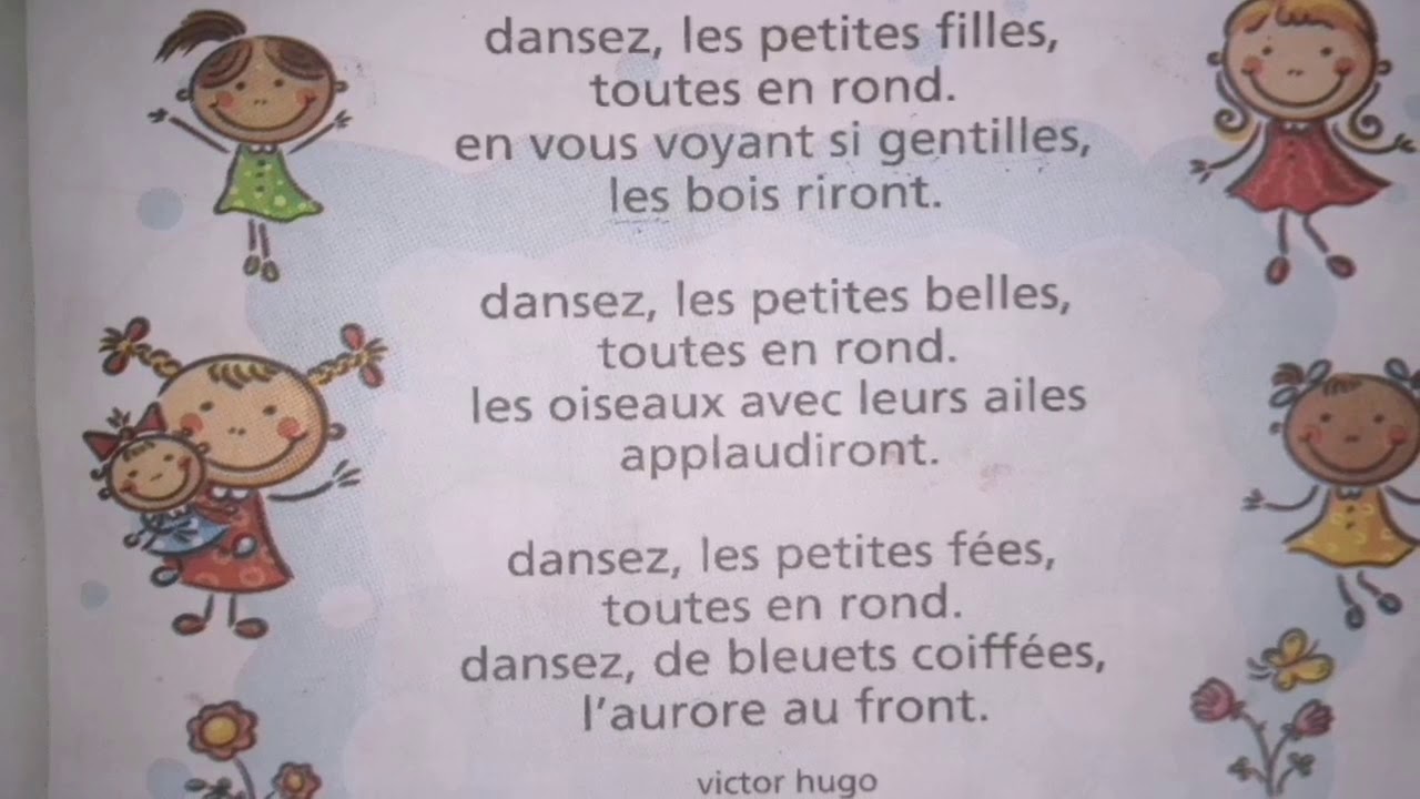 Poésie :  la ronde