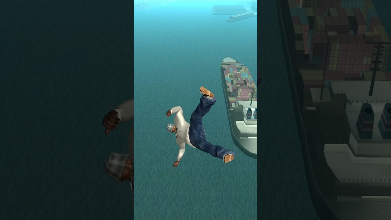 GTA SA Ragdoll Fall #gtasanandreas #gtasa #gta #grandtheftauto #gtamods #gtaragdolls #areagta