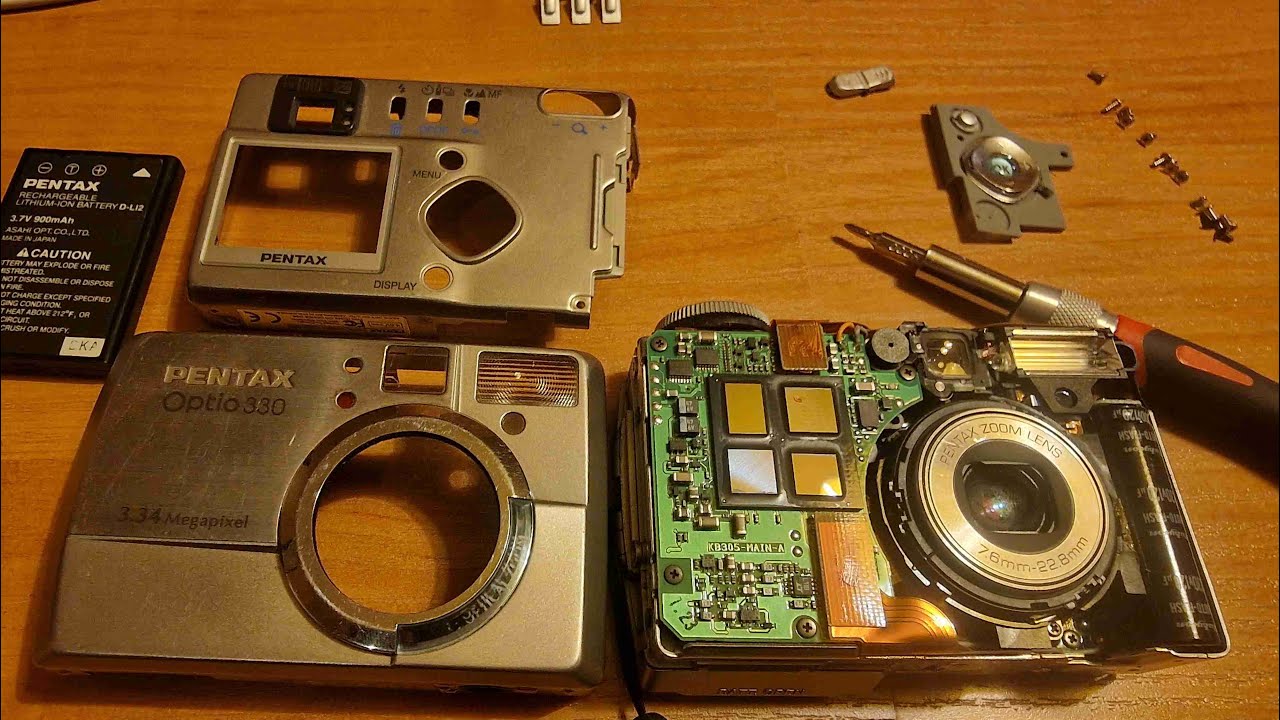 Pentax Digital Camera Dismount Teardown