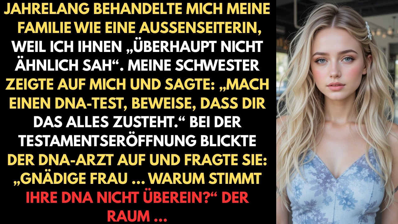Meine Schwester hat einen DNA-Test erzwungen, um zu beweisen, dass ich das Erbe nicht verdiene