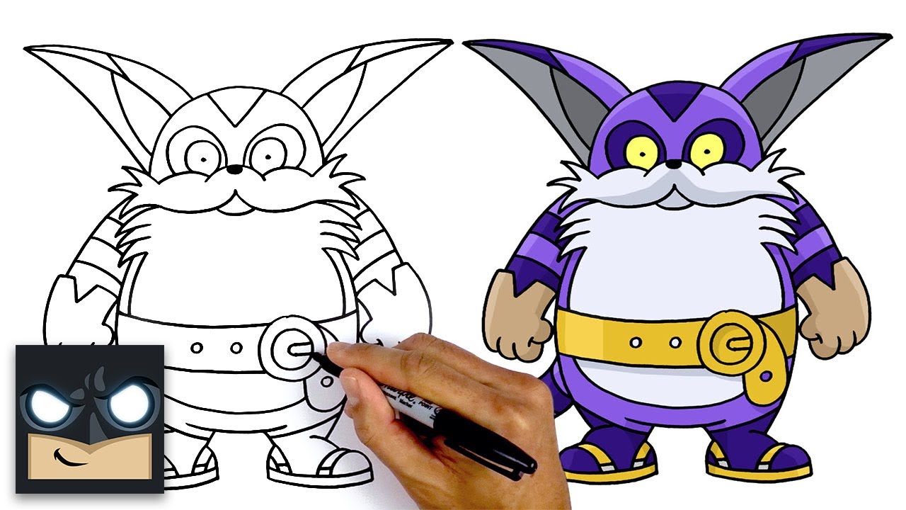How To Draw Big the Cat 😺 Sonic Prime