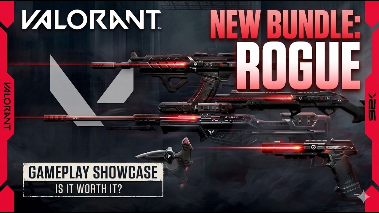 VALORANT New Rogue Bundle: Full Gameplay Showcase & Finisher!