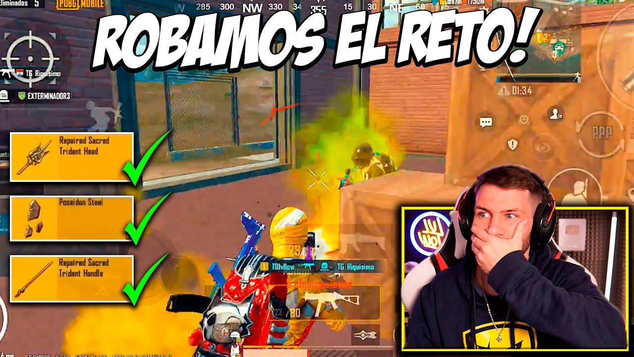 ROBAMOS EL RETO DEL TRIDENTE A ENEMIGOS PERO PASO ESTO..