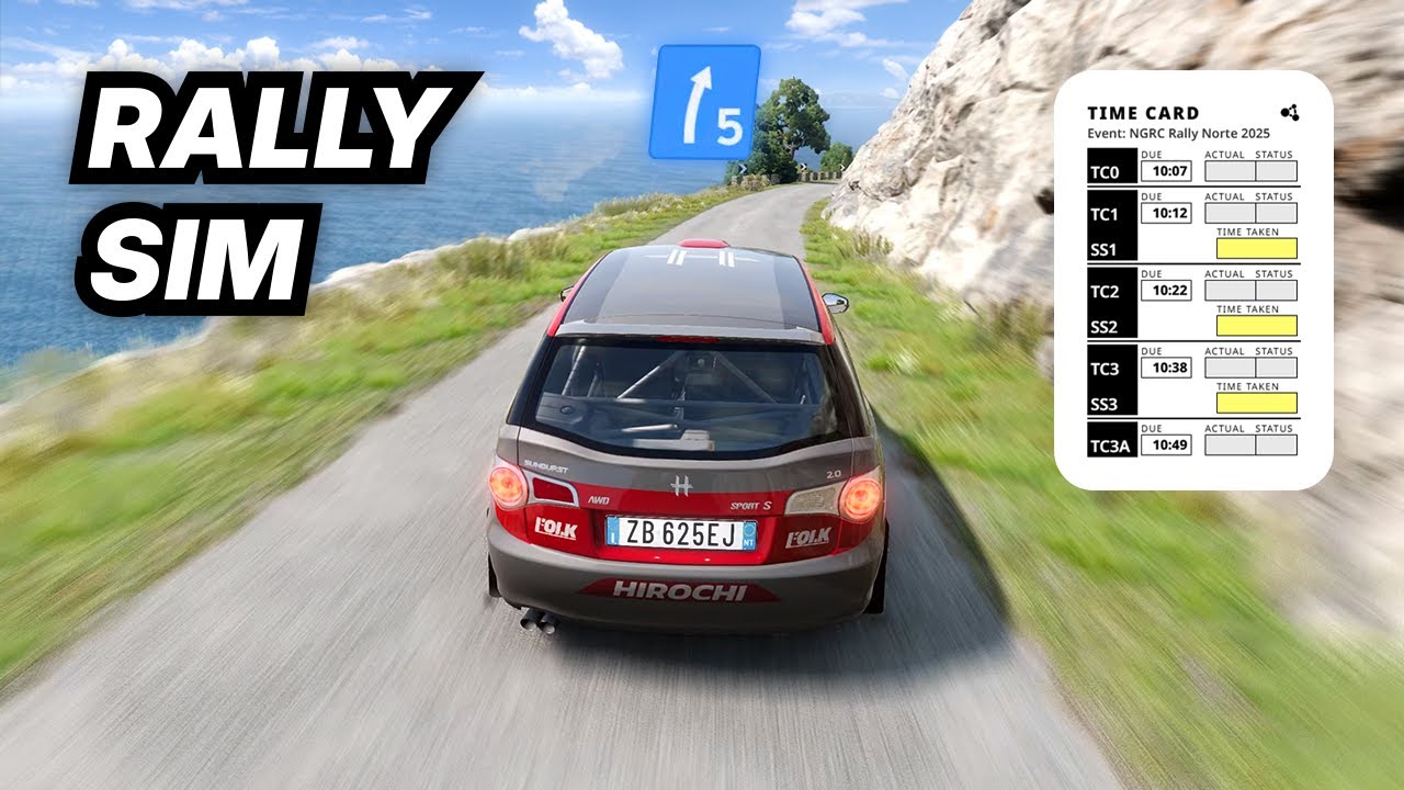 Trying BeamNG 0.38's New Rally Loop Mode