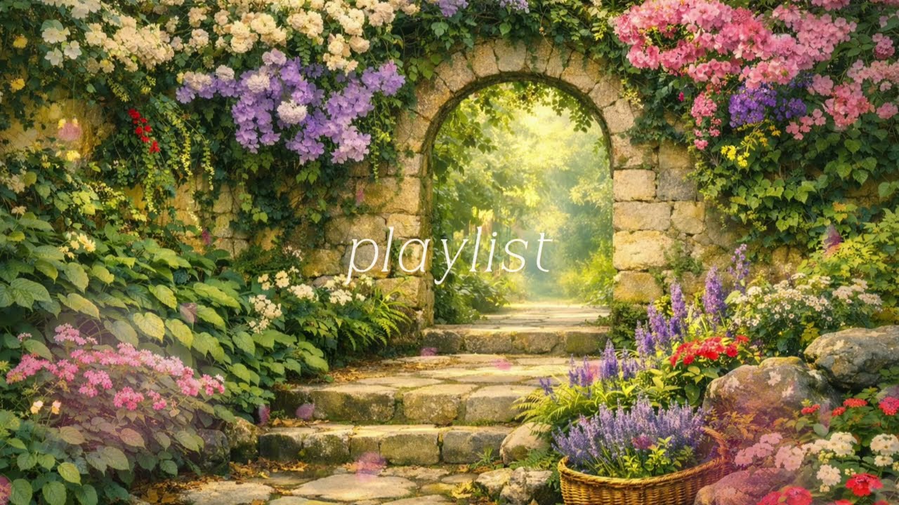 𝐩𝐥𝐚𝐲𝐥𝐢𝐬𝐭| Ghibli Garden Instrumental Music for Efficiency✨🌿 효율 높이고 싶을 때 틀어놓기 좋은 지브리 감성 왈츠
