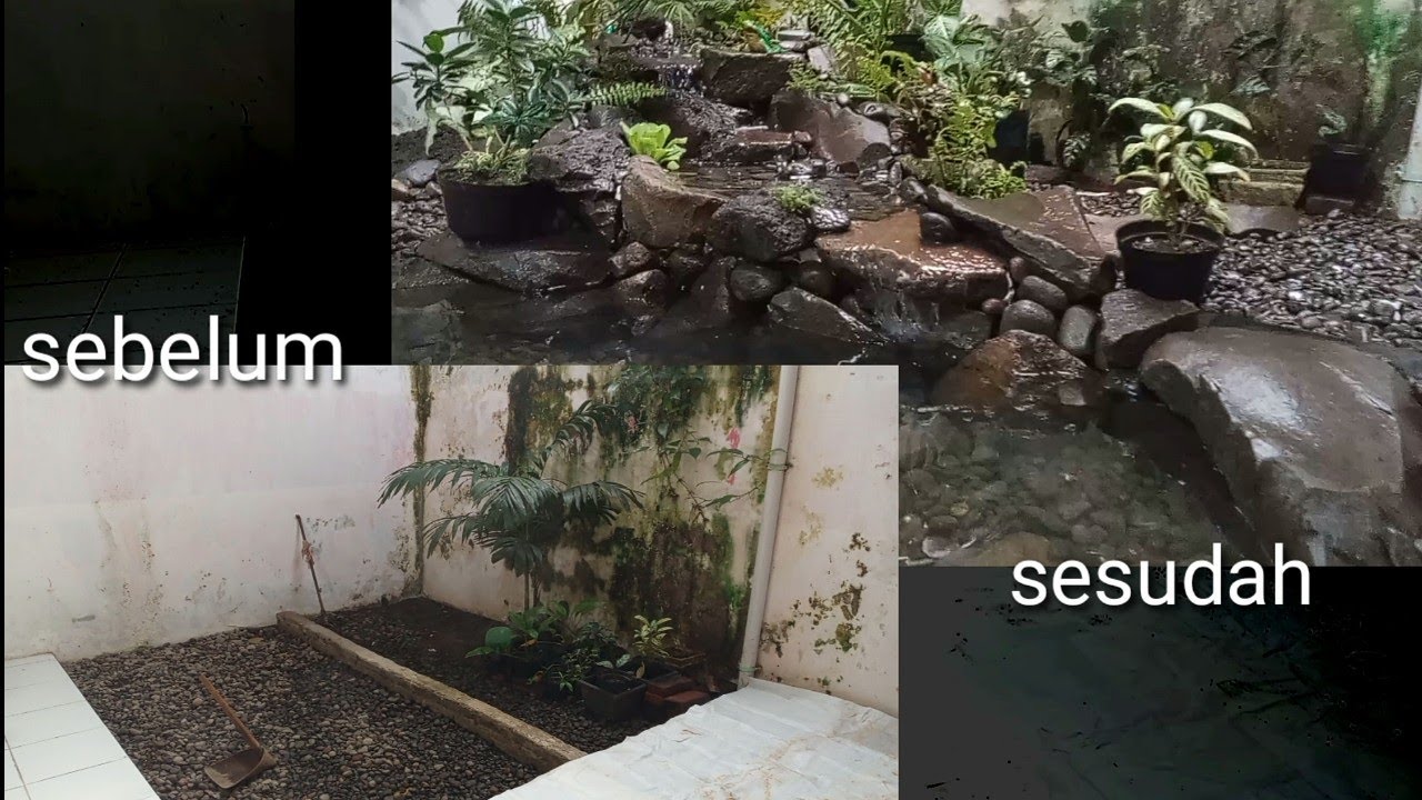 Cara membuat kolam koi alami dari geomembran