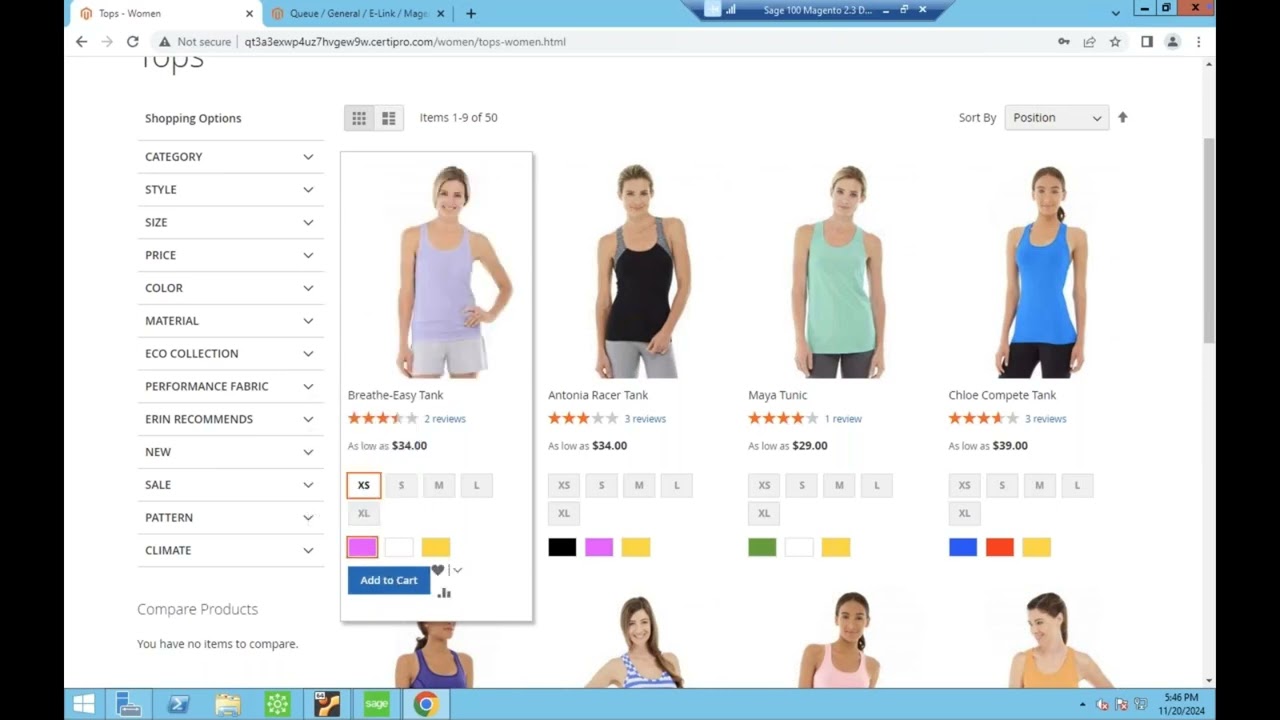 Sage 100: Customer Web Portal and Shipping